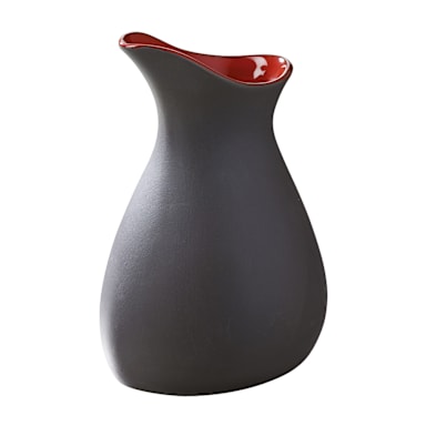 Revol USA 644346 Likid Red/Black Matte 17.75 Ounce Milk Pot - 4 / CS