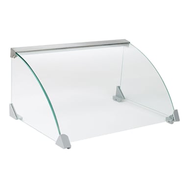 Winco EHDG-5SG Clear Polycarbonate Hot Dog Grill Sneeze Guard