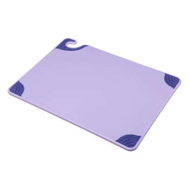 San Jamar CBG152012PR Purple 15 x 20 x .5" Cutting Board