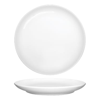 Int'l Tableware TN-309 Torino Euro White 9" Coupe Plate