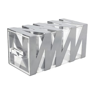 FOH BHO085SII20 Zig Zag Silver Housing/Drawer Set - 2 / CS