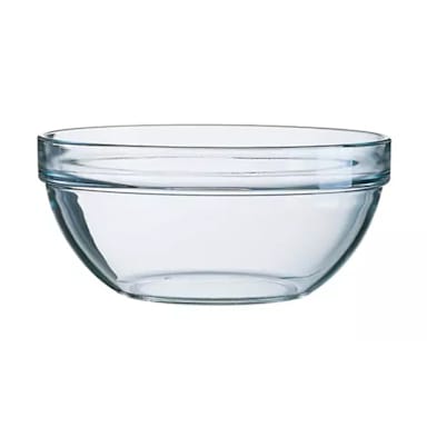 Arcoroc G2712 Glass 39 Ounce Stackable Salad Bowl