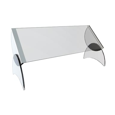 Spring U.S.A. PSG36C Acrylic Pivoting 36 x 18 x 17 Sneeze Guard