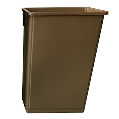 Darling Foodservice Brown Slim 23 Gallon Waste Container