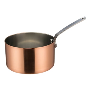 Winco DCWA-204C Copper Plated 10 Ounce Mini Sauce Pan