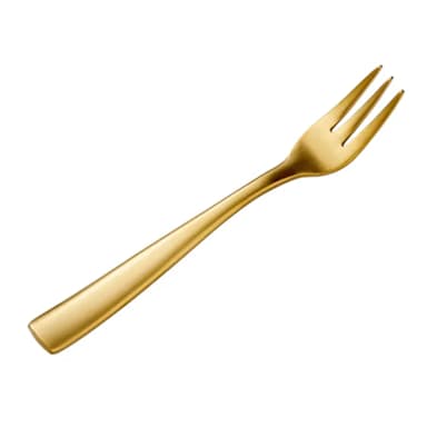 Bon Chef S3008GM Manhattan Gold 5.4" Oyster/Cocktail Fork - Dozen