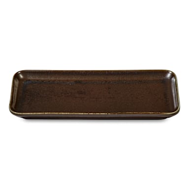 Bon Chef 2200080P Tavola Eros Black 10-1/2 x 5" Platter