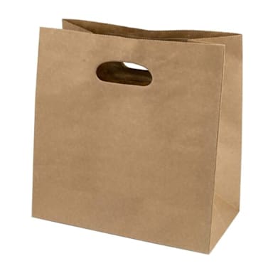 Just 4 Fun 11X6X11BAGDCH Kraft 11 x 6 x 11 Shopper Bag