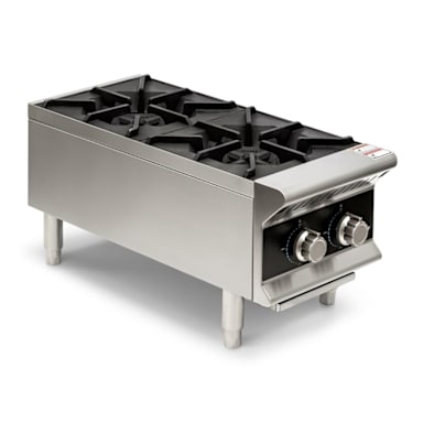 Vollrath HPG2-12 4 Burner 12 x 29-1/4 x 13-1/4" Gas Hotplate