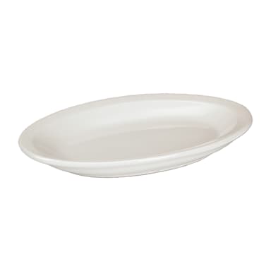 Diversified Ceramics DC549-W White 9-3/8 x 6 In Oval Platter