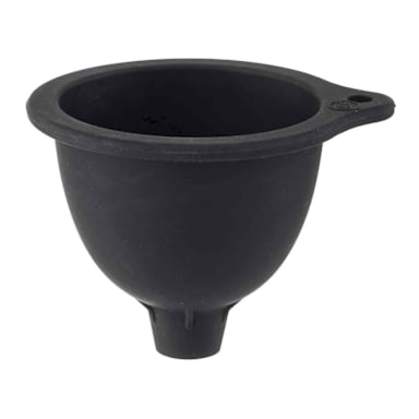 TableCraft 10722 Black Silicone Squeeze Bottle Funnel