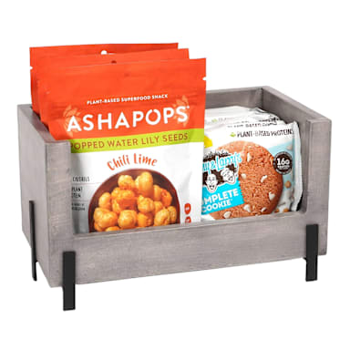 Cal-Mil 22407-12-110 Aspen Gray 6" x 12" Bin Display