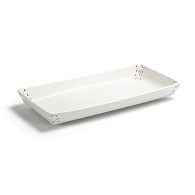 FOH RTR023WHL11 White 9 x 4 x 1" Amenity Tray - 4 / CS