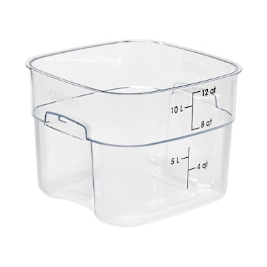 Cambro 12SFSPROCW135 FreshPro Clear 12 Quart Storage Container