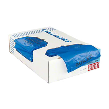 R.J. Schinner A7450PX Blue 37 x 50 Liner for 44 Gallon Cans