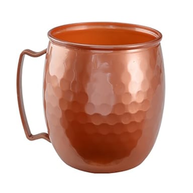 Fineline Setting 4516-COP Copper 16 Ounce Plastic Moscow Mule Mug