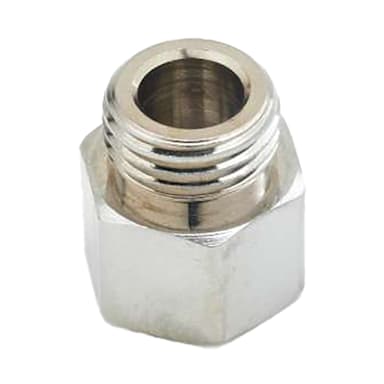 T & S Brass 054A 3/8" NPT Female x 3/4-14UN Male Adapter
