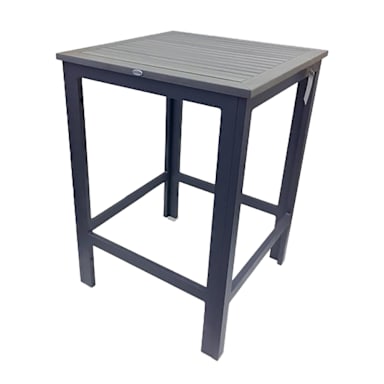 Just Chair PW801TT-3030-BAR Grey Outdoor 30 x 30" Square Table