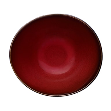 1880 Hospitality L6753074760 Rustic Crimson 8 Oz Soup Bowl