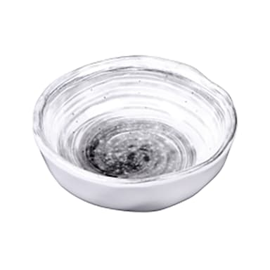 EGS D3141R-BD Van Gogh Black 3 Ounce Melamine Bowl - 6 / CS
