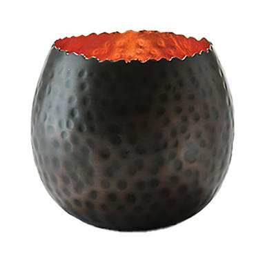 Hollowick 4150 Copper Votive 3.5 x 4" Cauldron Lamp