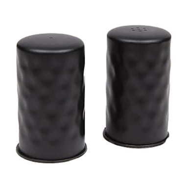 American Metalcraft BHSP2 Black Hammered S/S 2 Oz. S/P Shaker - 2 / ST
