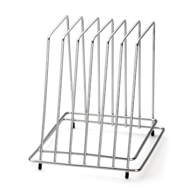 TableCraft CBR6 S/S 6-Slot Cutting Board Rack