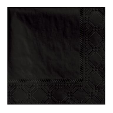 Hoffmaster 180313 Black Beverage Napkin - 1000 / CS