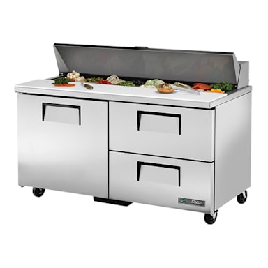 True Food Service TSSU-60-16D-2-HC-ADA 115V S/S Salad/Sandwich Unit
