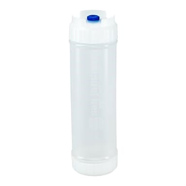 San Jamar 857324L EZ-KLEEN 24 Oz Bottle w/ Large Blue Valve - 6 / CS