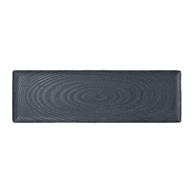 Steelite 7184TM048 Pompeii Slate 20.9 x 6.5 Melamine Platter