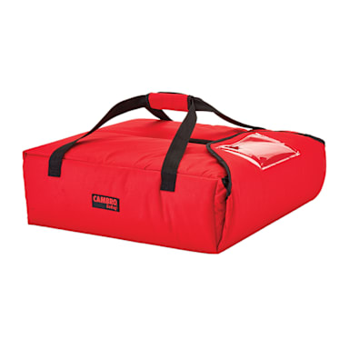 Cambro GBPP218521 Gobag Red Pizza Delivery Bag for 2 Boxes