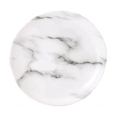 Bon Chef 53850-MRBL Matte Marble 7" Melamine Salad Plate