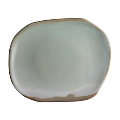 Steelite 6163RG146 Forager Tan Stoneware 9.5 x 7.5 In Plate