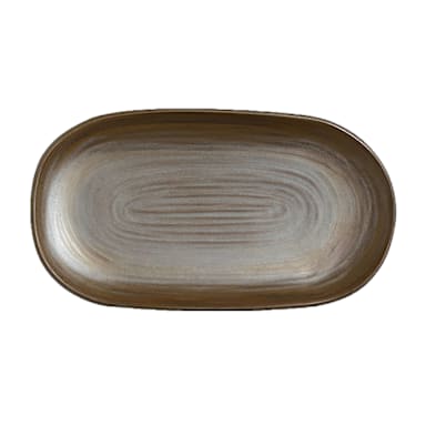 Folio 6965E6163 Patina Bronze 13" x 7" Platter