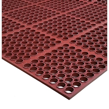 Cactus Mat 3520-R1 Red Anti-Fatigue 58-1/2 x 39 x 7/8" Floor Mat