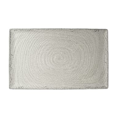 Steelite 7194TM049 Pompeii Stone 20.9 x 12.9 Melamine Plate - 4 / CS