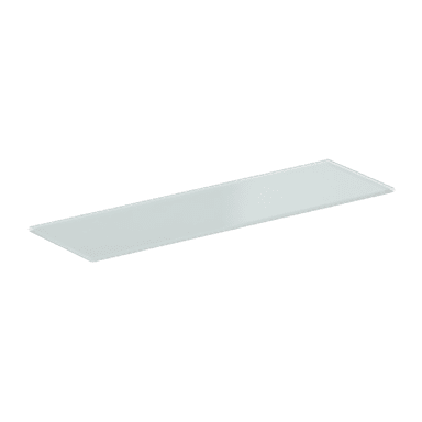 D.W. Haber DWFBGL3611 Fusion 36" x 11" Glass Riser Shelf