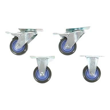 Darling Foodservice 3" Swivel Caster w/ Brake for Ingredient Bin