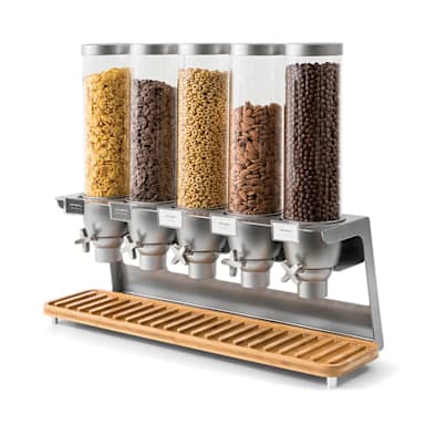 Rosseto EZ573 Ez-Serv 1.3 Gallon 5 Container Food Dispenser