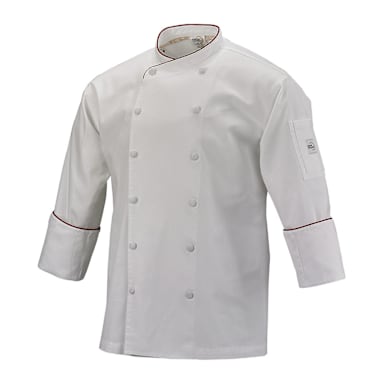 Mercer Culinary M62015WRXS Red XS Unisex Renaissance Chef Jacket