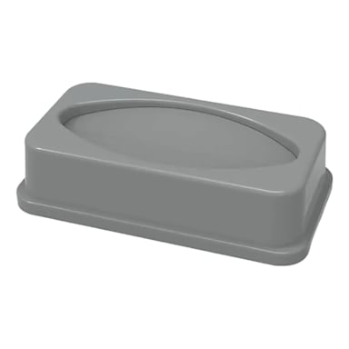 Darling Foodservice Gray Lid for 23 Gallon Slim Waste Container