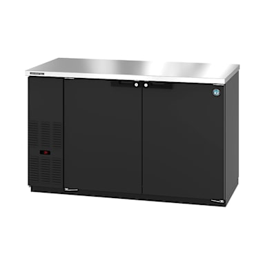 Hoshizaki BB59 Black 2-Section 59.5"W Back Bar Cooler