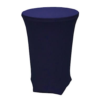 Snap Drape CN420CT3042011 Navy Round 30 x 42" Contour Cover