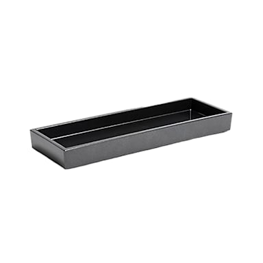 FOH RTR027BKT13 New York Onyx 10 x 3.5" Amenity Tray