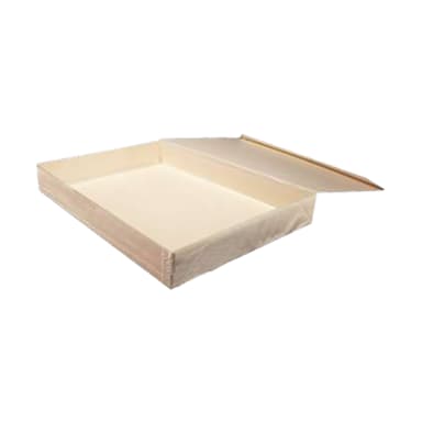 Verterra TG-CB-1X5H Box-To-Go 11 x 15 x 2" Collapsible Box w/Lid