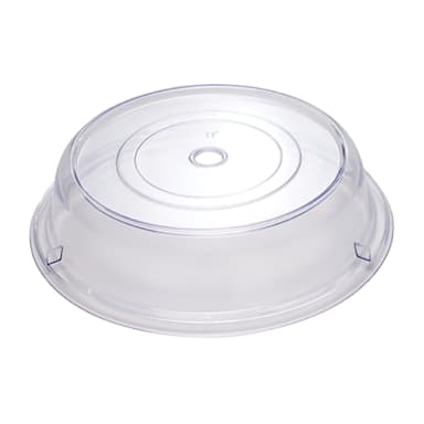 Winco PPCR-11 Clear Polycarbonate 11 x 2.5" Stackable Plate Cover