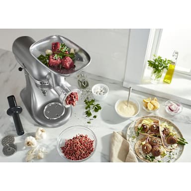 KitchenAid KSMMGA Metal Grinder Attachment Set for Stand Mixer