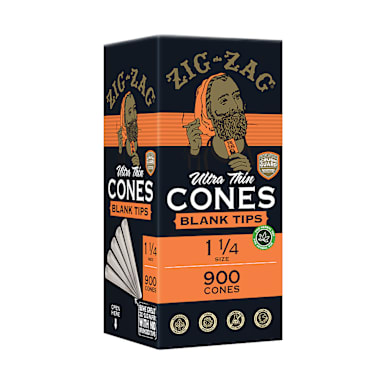 National Tobacco Co. 00855 Blank Tip 1-1-4 Zig-Zag Cone - 5400 / CS