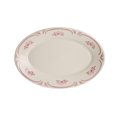 Homer Laughlin HL1542 American Rose 10.5 x 7.25 Oval Platter